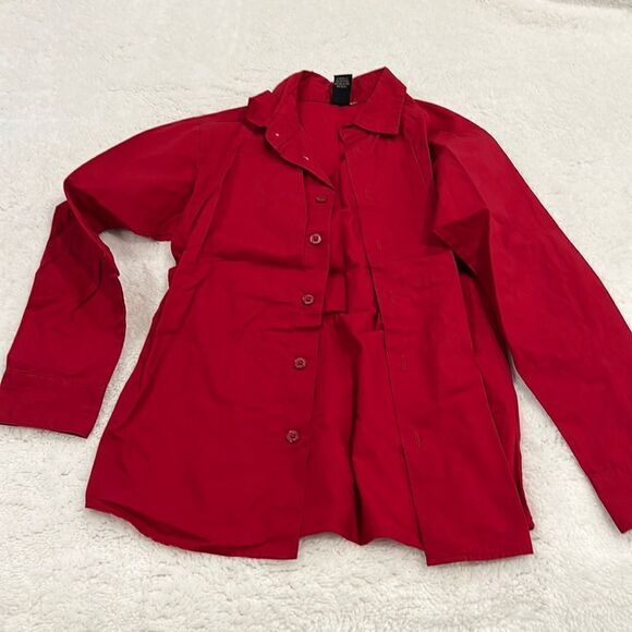 Dockers, red button down shirt size 10 - Picture 1 of 1